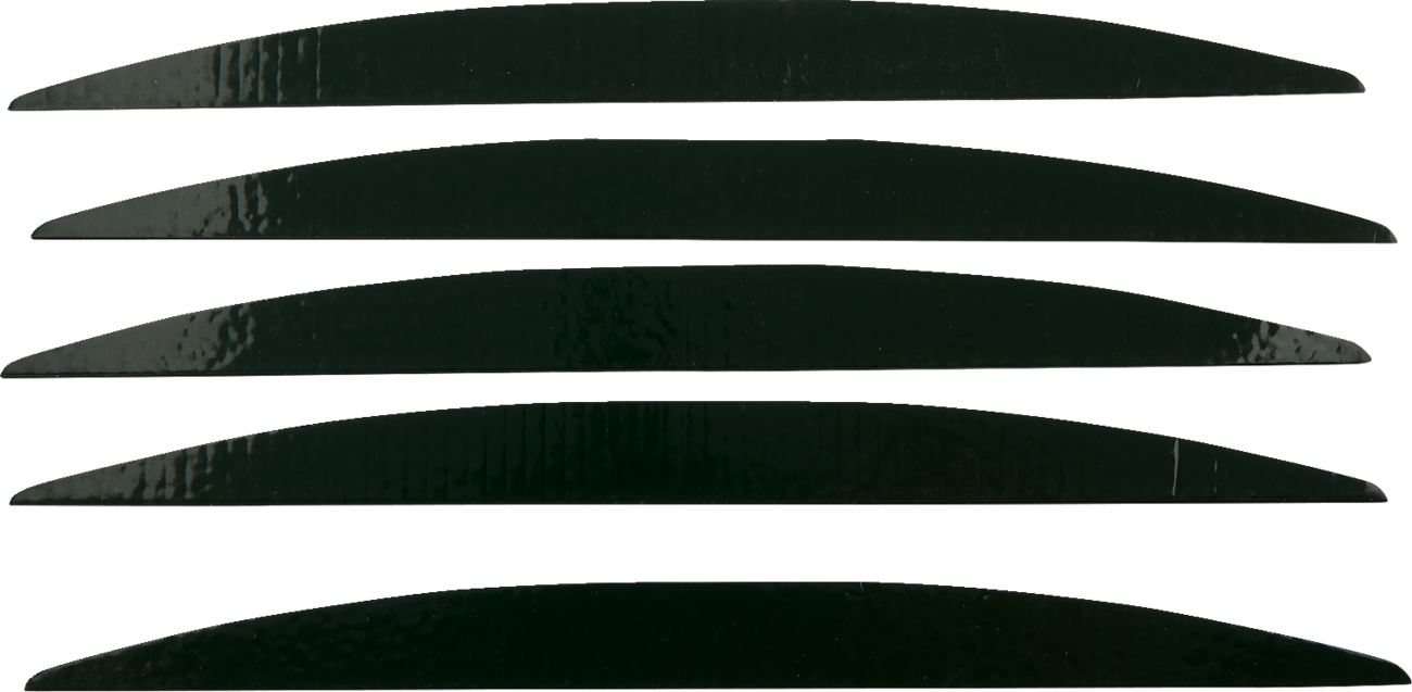 THOR Total Vision System Mudflaps for Regiment Storm - Black (Part Number 2602 - 0970) - Kelly Motorsports