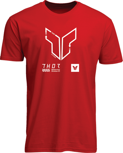 THOR Trax T-Shirt for Men - Red, 2XL - Part Number 3030-24563 - Kelly Motorsports