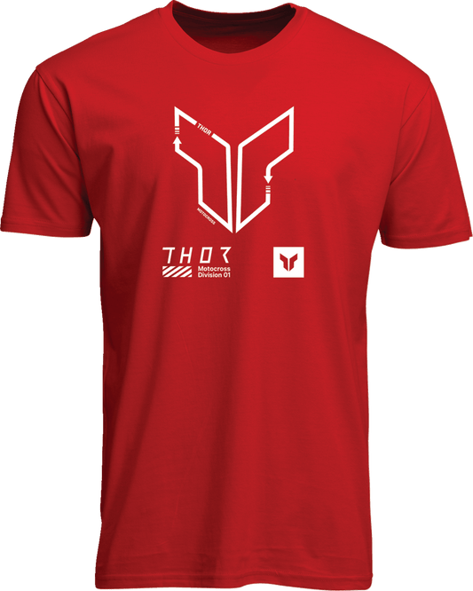 THOR Trax T-Shirt for Men - Red, 2XL - Part Number 3030-24563 - Kelly Motorsports