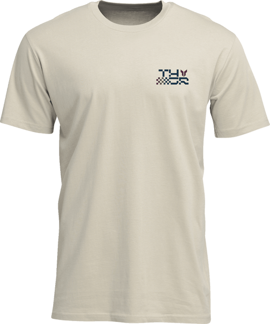 THOR Vantage T-Shirt - Cream, Small - Part Number 3030-25112 - Kelly Motorsports