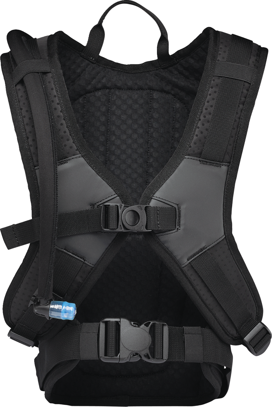 THOR Vapor Pack Gray/Black 3517 - 0567 Hydration Backpack with 1.5L BPA - Free Bladder and Ventilated Design - Kelly Motorsports