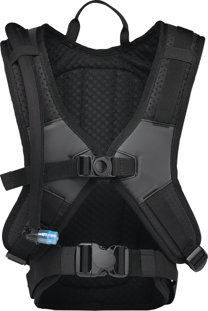 THOR Vapor Pack Gray/Black 3517 - 0567 Hydration Backpack with 1.5L BPA - Free Bladder and Ventilated Design - Kelly Motorsports