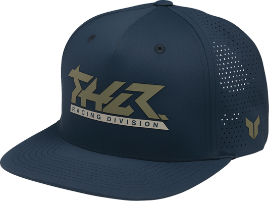 THOR Vert Hat Navy 2501 - 4462 with 3D Graphics and Perforated Back Panels - Kelly Motorsports