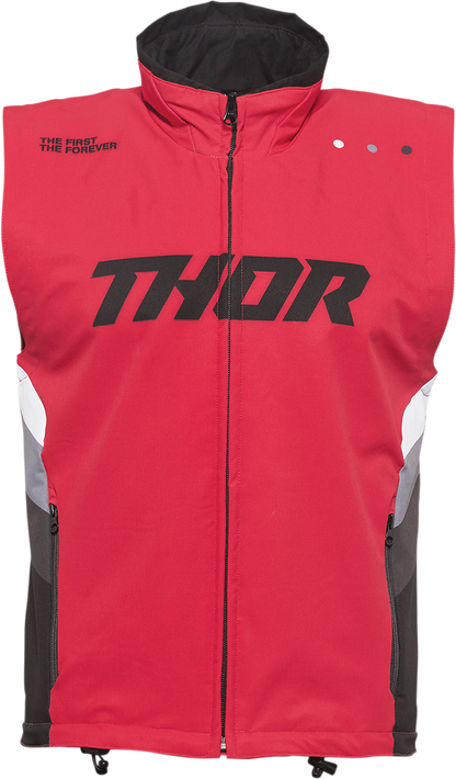 THOR Warmup Vest 2830 - 0590 with In - Motion Fabric and Athletic Mesh Liner - Kelly Motorsports
