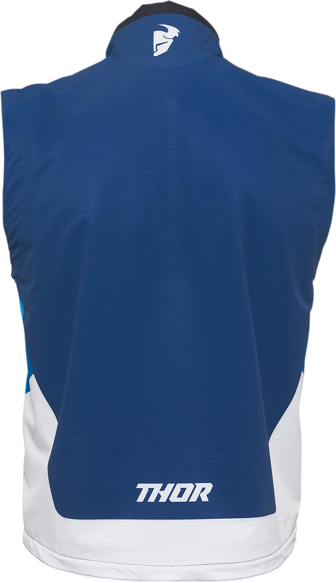THOR Warmup Vest Navy/White Large 2830 - 0603 - Kelly Motorsports