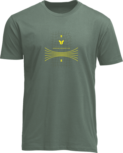 THOR Warp T-Shirt in Olive - 2XL by THOR, Part Number 3030-25106 - Kelly Motorsports