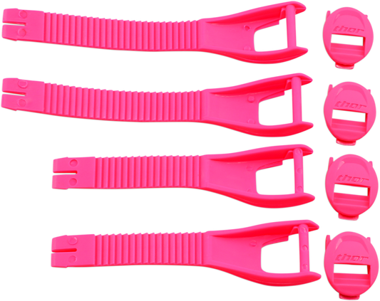 THOR Women's Blitz XP Boot Straps Replacement Kit - Pink, Size 9 - 10, Part 3430 - 0858 - Kelly Motorsports