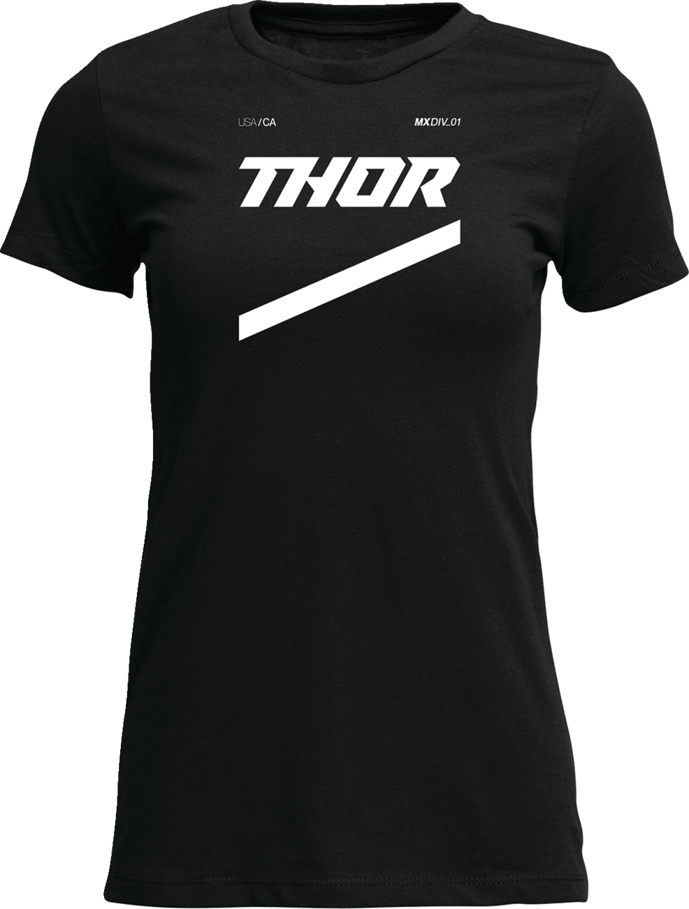 THOR Women's Brave T-Shirt in Black, Part Number 3031-4298 - Kelly Motorsports