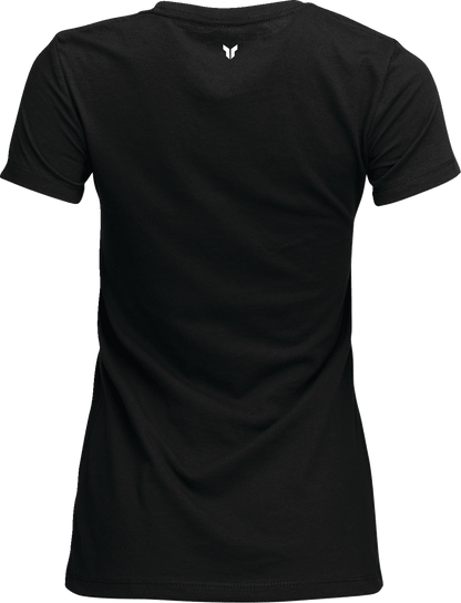 THOR Women's Brave T-Shirt in Black, Part Number 3031-4298 - Kelly Motorsports