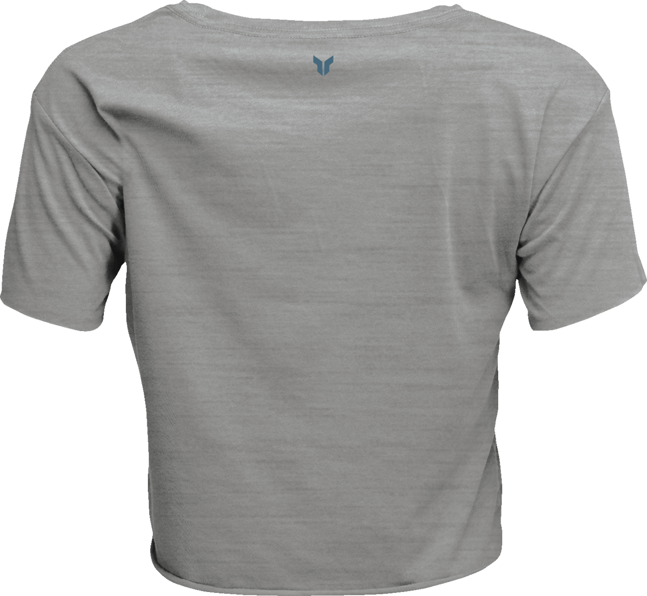 THOR Women's Corp Crop T-Shirt in Heather Gray - Part Number 3031-4311 - Kelly Motorsports