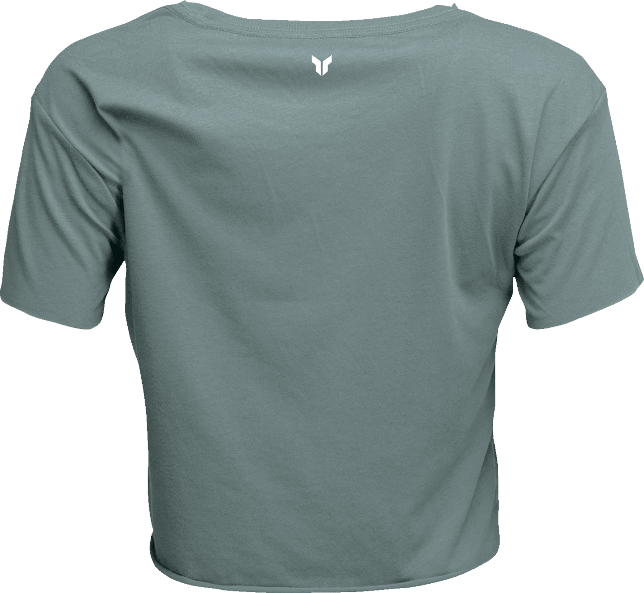 THOR Women's Corp Crop T-Shirt - Mineral Gray, Size XL | Comfortable Cotton Blend - Kelly Motorsports
