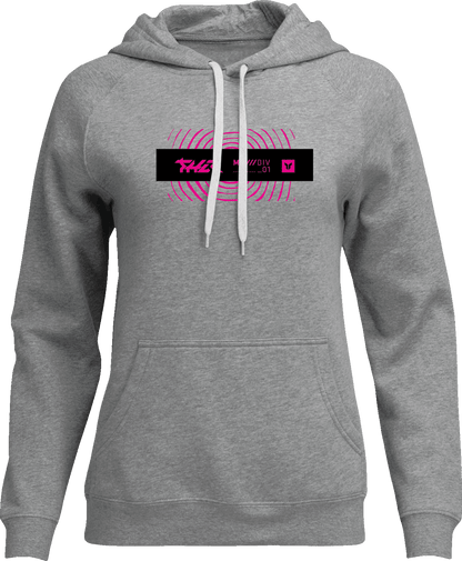 THOR Women's Mind Control Pullover Hoodie - Heather Gray, Part 3051-1259 - Kelly Motorsports