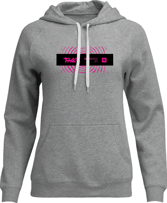 THOR Women's Mind Control Pullover Hoodie - Heather Gray, Part 3051-1259 - Kelly Motorsports