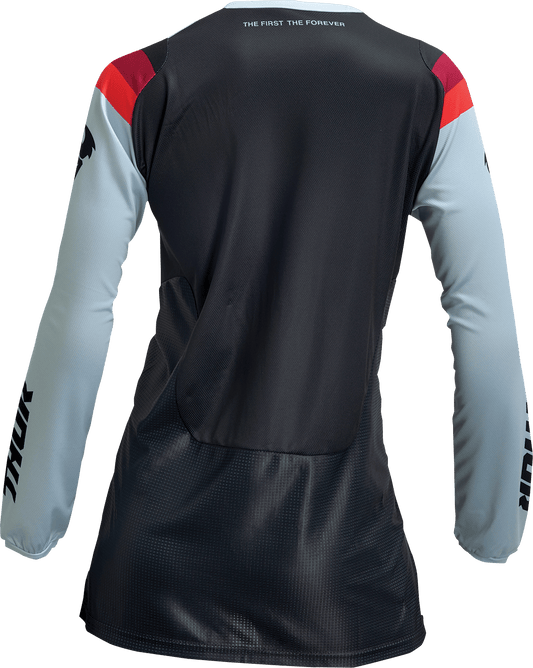 THOR Women's Pulse REV Jersey - Black/Mint, Part Number 2911-0256 - Kelly Motorsports