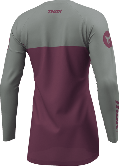 THOR Women's Ridemode Menace Jersey - Purple and Gray, Size XL - Part 2911-0381 - Kelly Motorsports