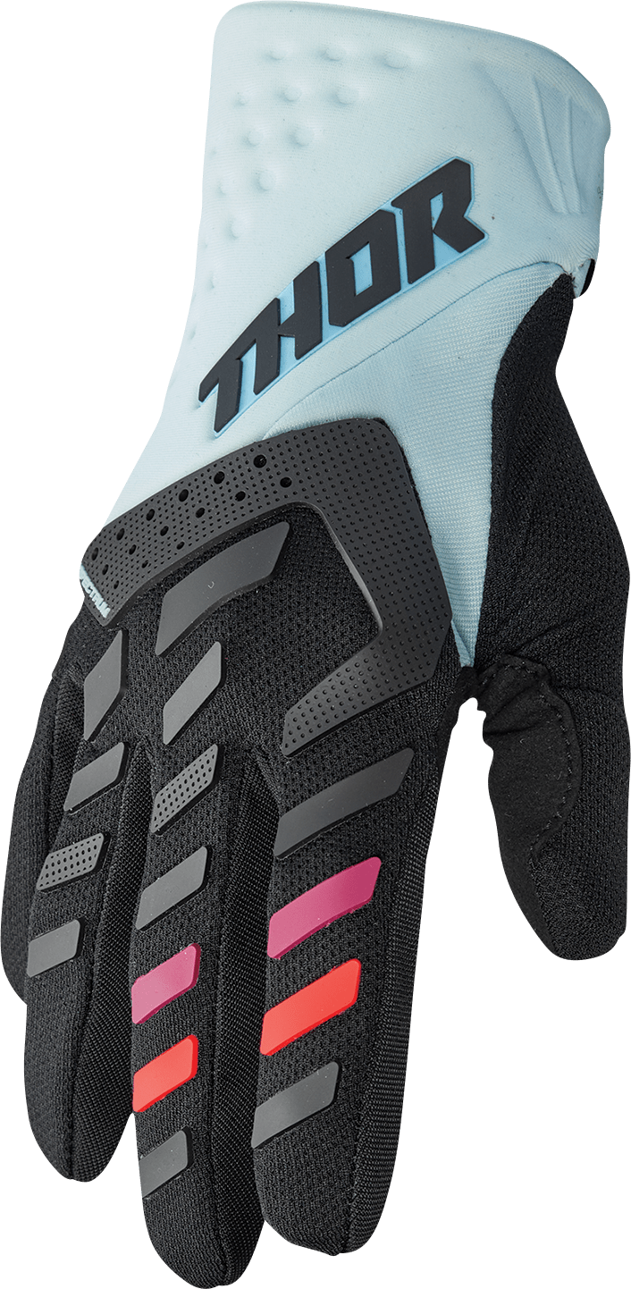THOR Women's Spectrum Gloves - Durable Riding Gloves with Touch Screen Compatibility - Kelly Motorsports