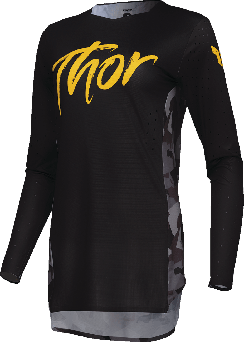 THOR Women's Sportmode Shadow Jersey - Black, Part Number 2911-0325 - Kelly Motorsports