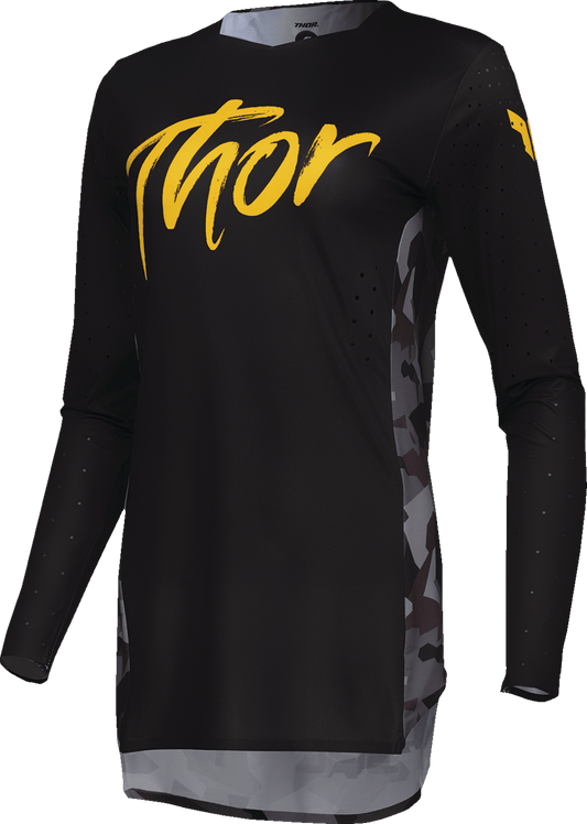 THOR Women's Sportmode Shadow Jersey - Black, Part Number 2911-0325 - Kelly Motorsports
