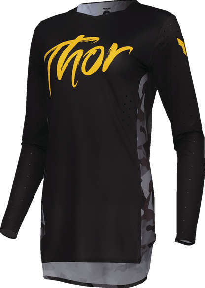THOR Women's Sportmode Shadow Jersey - Black, Part Number 2911-0328 - Kelly Motorsports