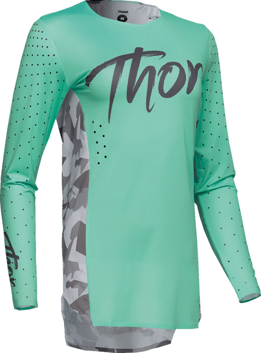 THOR Women's Sportmode Shadow Jersey - Teal Large - Part 2911-0323 - Kelly Motorsports