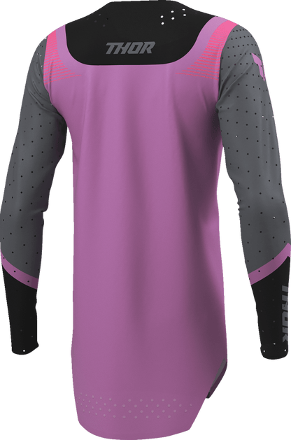 THOR Women's Sportmode Velocity Jersey - Black/Orchid, Size XL - Model 2911-0334 - Kelly Motorsports