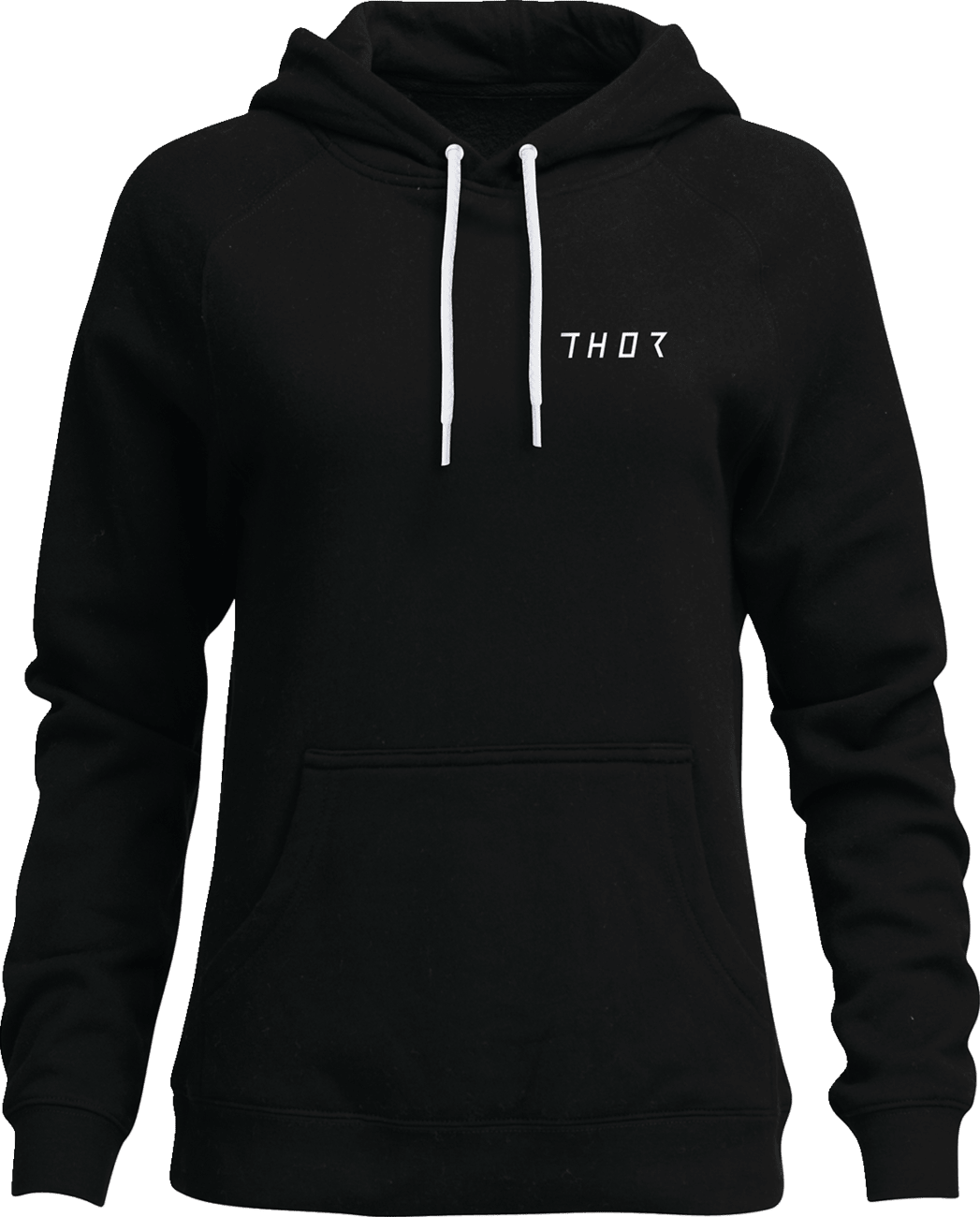 THOR Women's Trax Pullover Hoodie - Black - Size XL, Comfortable Unisex Fit - Kelly Motorsports