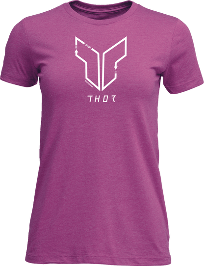 THOR Women's Trax T-Shirt - Fuchsia, Part Number 3031-4302 - Kelly Motorsports