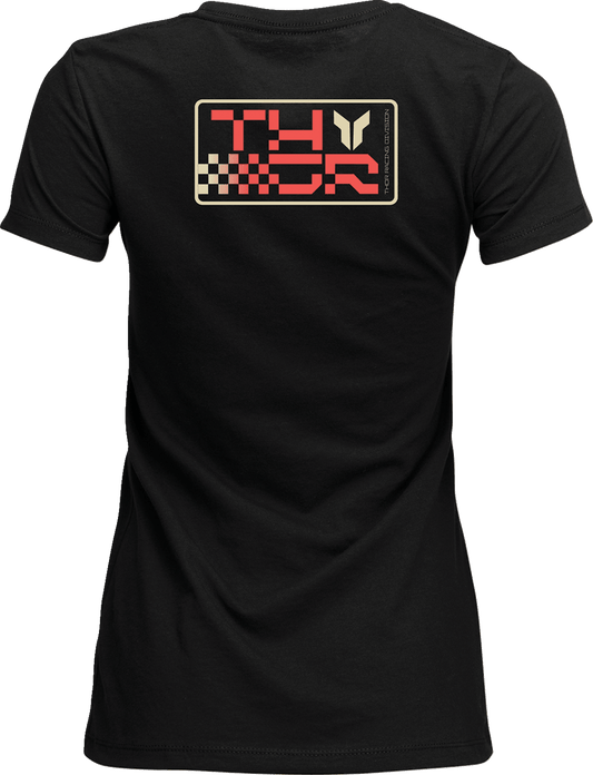 THOR Women's Vantage T-Shirt - Vintage Black - Medium by THOR (Part 3031-4331) - Kelly Motorsports
