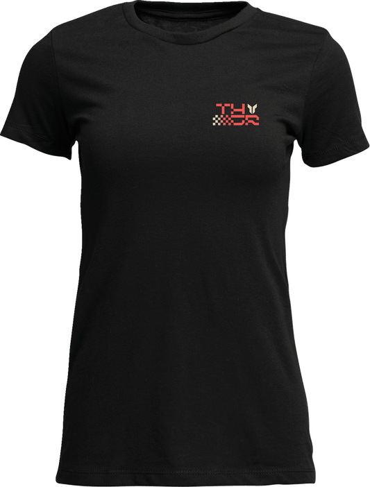 THOR Women's Vantage T-Shirt - Vintage Black - Medium by THOR (Part 3031-4331) - Kelly Motorsports
