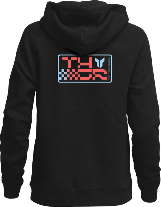 THOR Women's Vantage Zip-Up Hoodie - Black - Large 3051-1255 - Kelly Motorsports