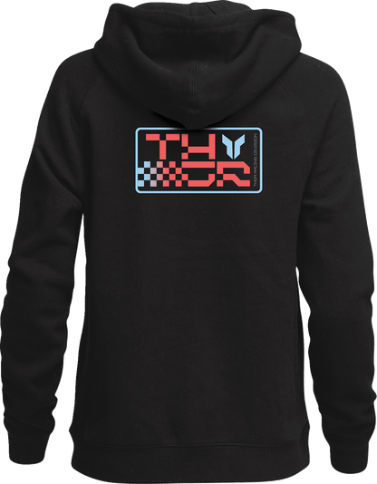 THOR Women's Vantage Zip-Up Hoodie Black XL 3051-1256 - Kelly Motorsports