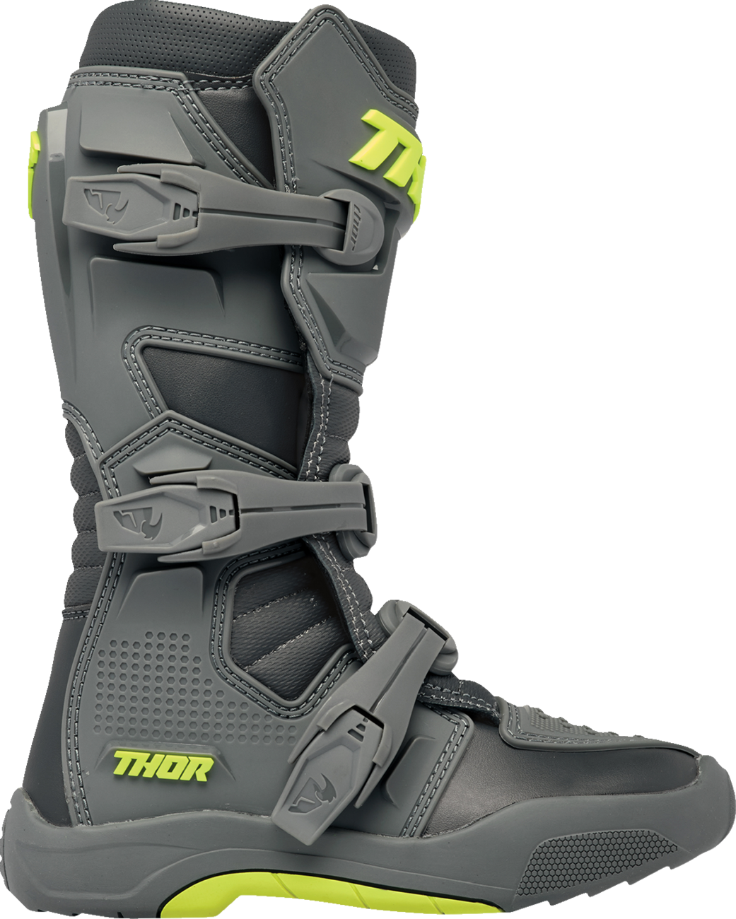 THOR Youth Blitz XR Boots - Gray/Charcoal, Part Number 3411 - 0740 - Kelly Motorsports