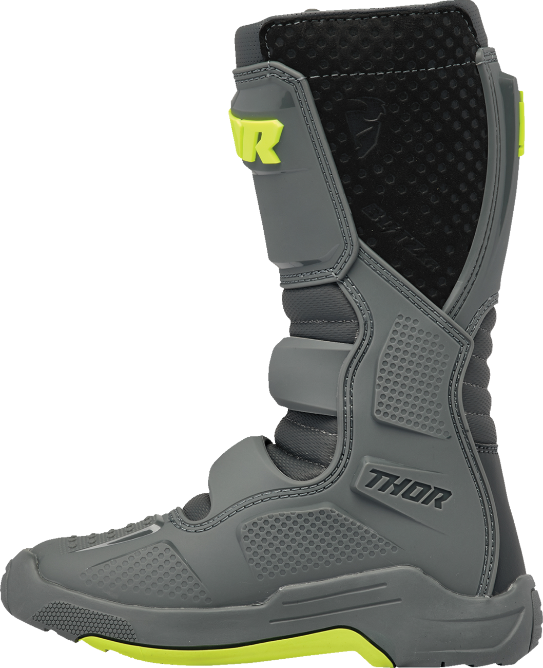 THOR Youth Blitz XR Boots - Gray/Charcoal, Part Number 3411 - 0740 - Kelly Motorsports