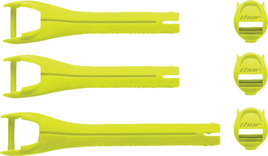 THOR Youth Blitz XR Boots Strap Kit - Acid/Black 3430 - 1042 - Kelly Motorsports