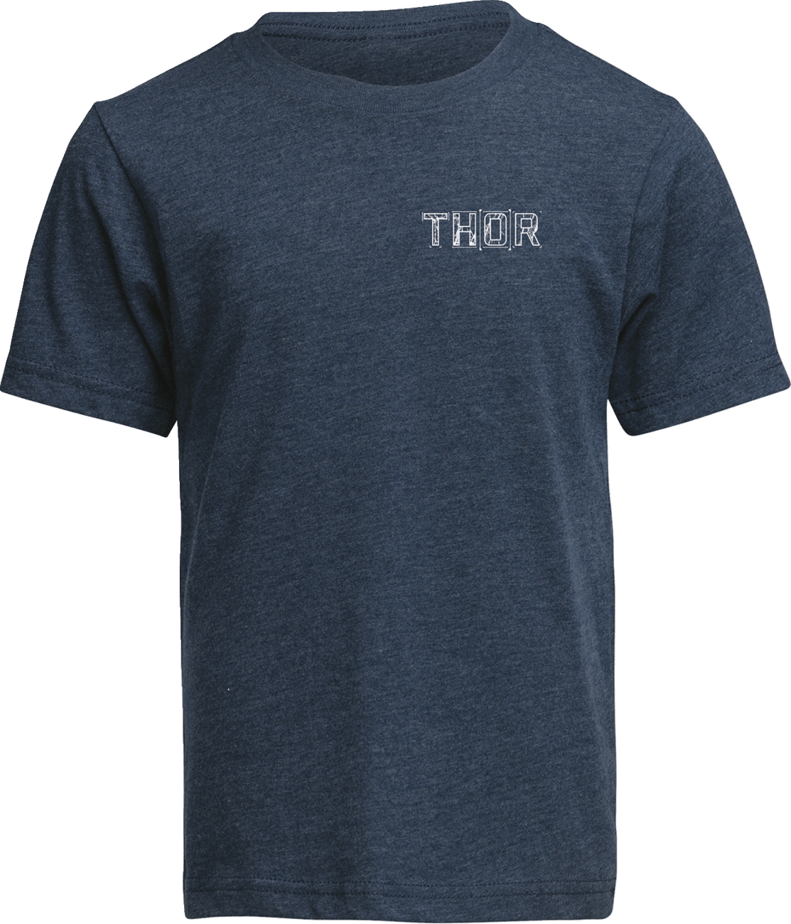 THOR Youth Blueprint T-Shirt - Navy, Small (Part Number 3032-3872) - Kelly Motorsports