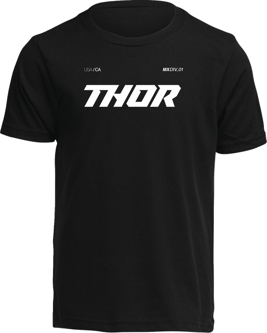 THOR Youth Brave T-Shirt - Black, Medium | THOR Part 3032-3878 - Kelly Motorsports