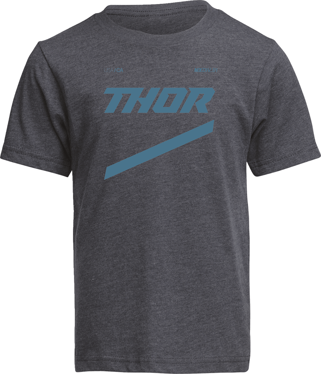 THOR Youth Brave T-Shirt - Charcoal, Size XL - Part Number 3032-3846 - Kelly Motorsports