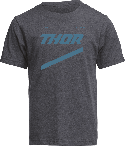 THOR Youth Brave T-Shirt in Charcoal - Part Number 3032-3842 - Kelly Motorsports
