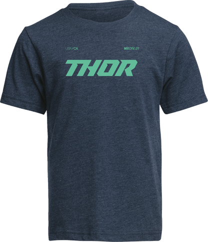 THOR Youth Brave T-Shirt - Navy - Medium by THOR, Part Number 3032-3883 - Kelly Motorsports