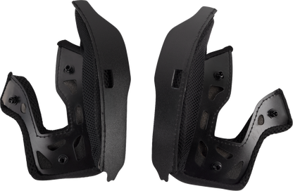 THOR Youth Fleet Cheek Pads - Black - Medium (Part 0134 - 4223) - Kelly Motorsports