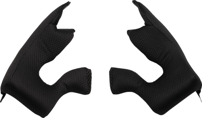 THOR Youth Fleet Cheek Pads - Black - Medium (Part No. 0134 - 4080) - Kelly Motorsports