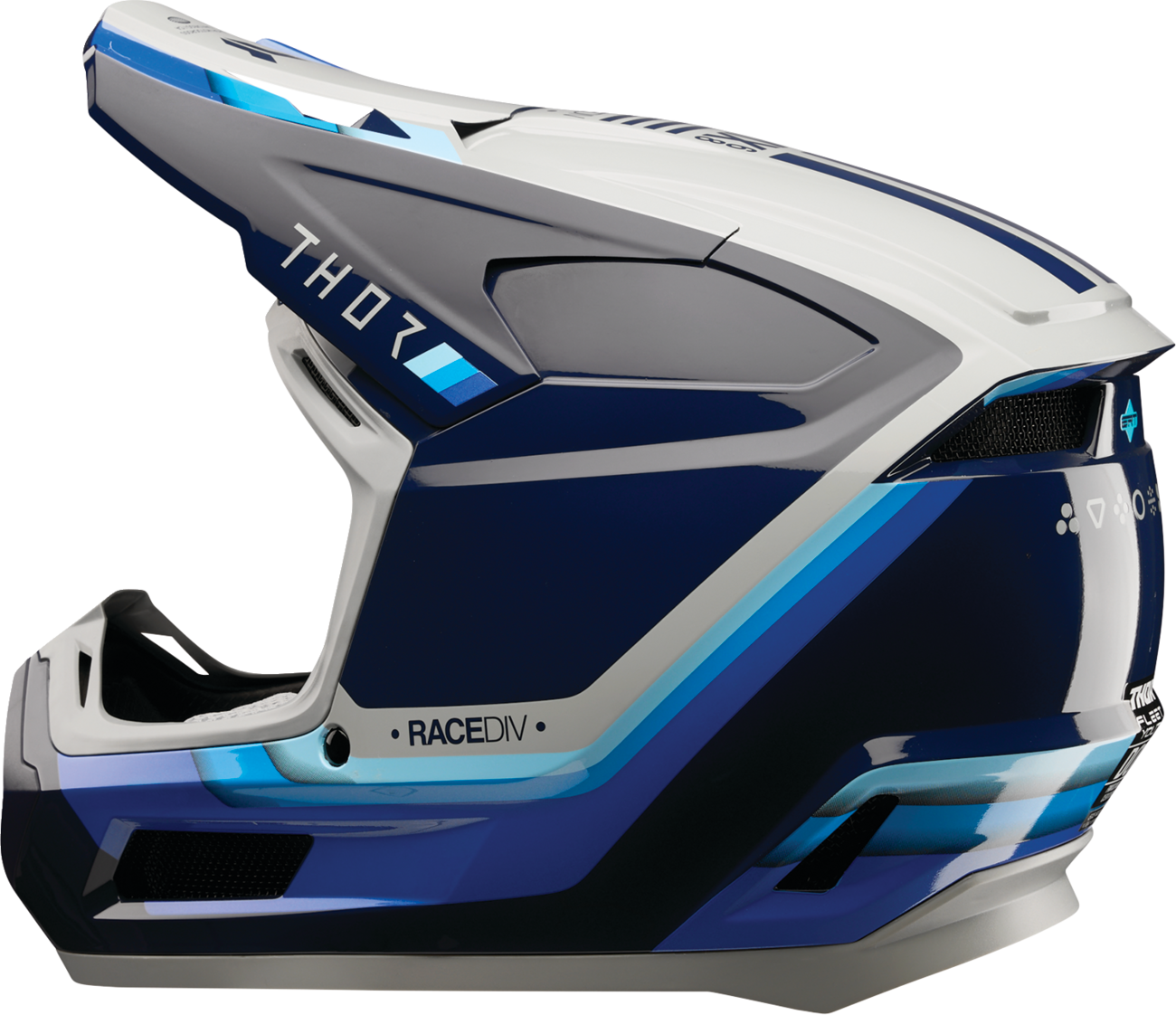 THOR Youth Fleet Defy Helmet Small Blue/Gray Part 0111 - 1762 - Kelly Motorsports