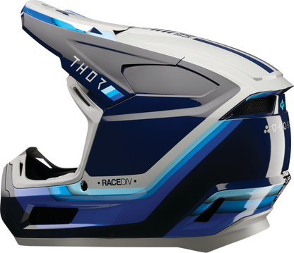 THOR Youth Fleet Defy Helmet Small Blue/Gray Part 0111 - 1762 - Kelly Motorsports