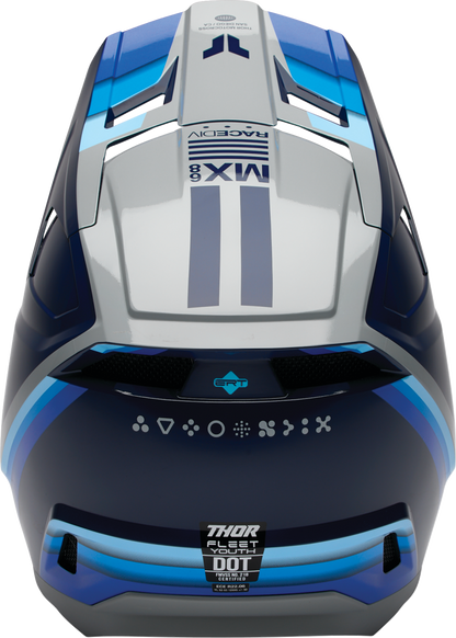 THOR Youth Fleet Defy Helmet Small Blue/Gray Part 0111 - 1762 - Kelly Motorsports