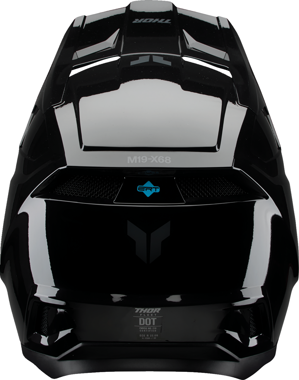 THOR Youth Fleet Helmet - Blackout Gloss Black, Small (Part No. 0111 - 1695) - Kelly Motorsports