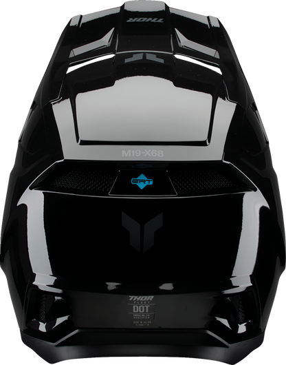 THOR Youth Fleet Helmet - Blackout Gloss Black, Small (Part No. 0111 - 1695) - Kelly Motorsports