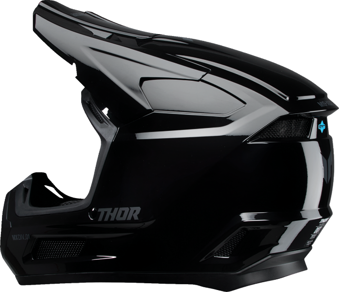 THOR Youth Fleet Helmet - Blackout Gloss Black, Small (Part No. 0111 - 1695) - Kelly Motorsports