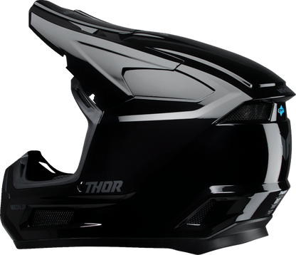 THOR Youth Fleet Helmet - Blackout Gloss Black, Small (Part No. 0111 - 1695) - Kelly Motorsports