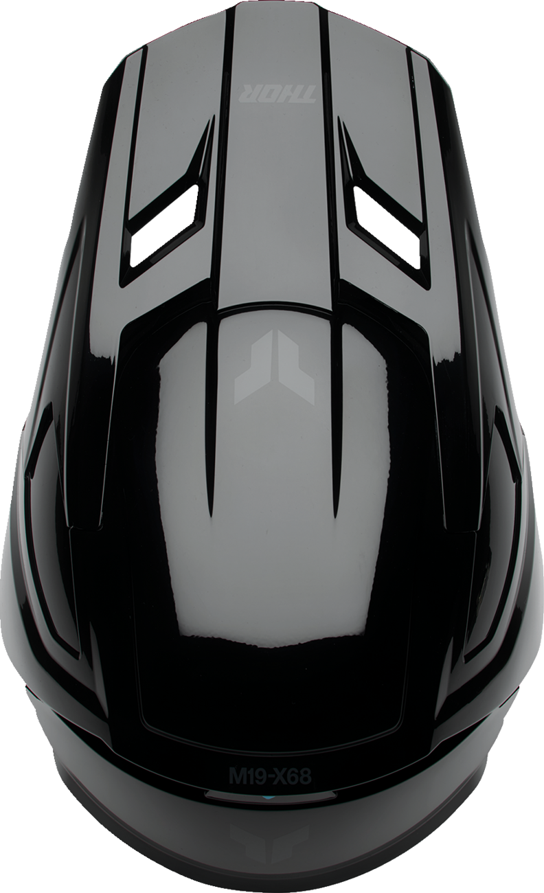 THOR Youth Fleet Helmet - Blackout Gloss Black, Small (Part No. 0111 - 1695) - Kelly Motorsports