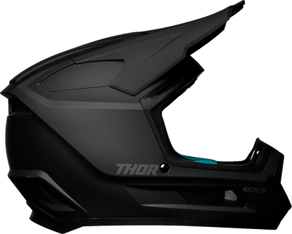 THOR Youth Fleet Helmet Blackout Small (Part No. 0111 - 1674) for Kids and Teens - Kelly Motorsports